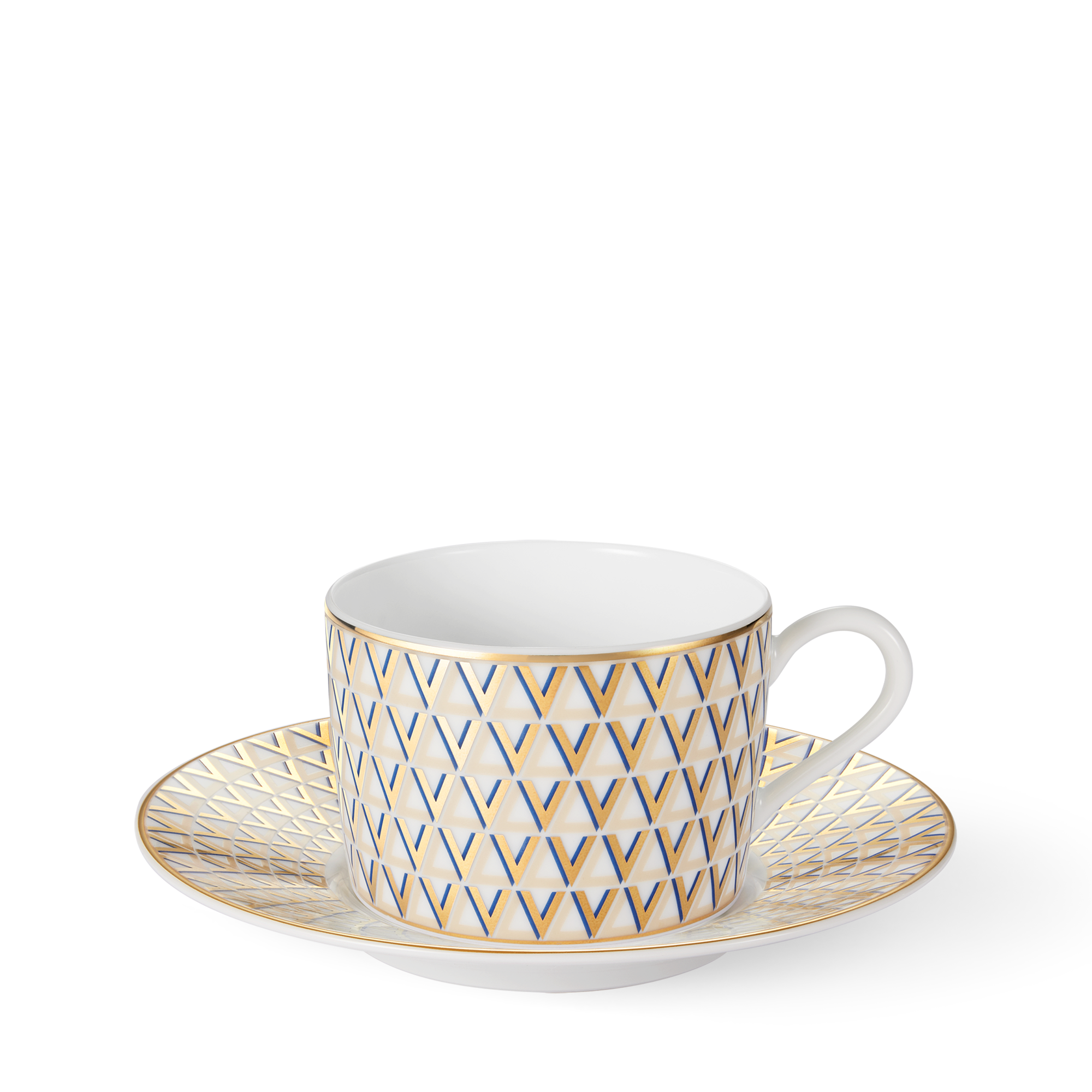Splendor Set of 2 Teacups and Saucers - Trunks, Travel and Home